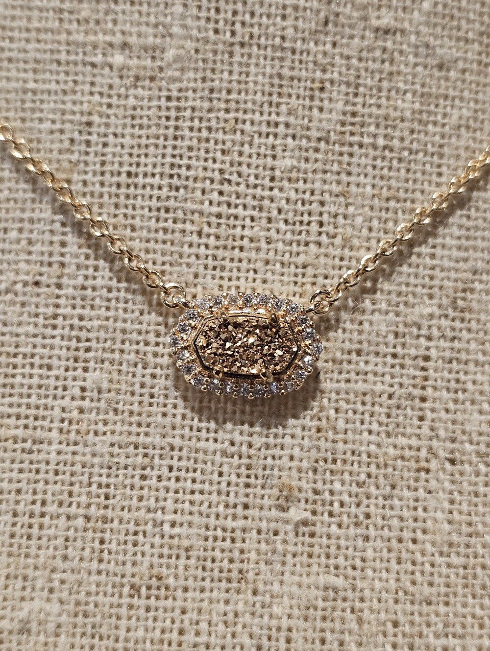 Kendra Scott Chelsea Rose Gold Pendant Necklace